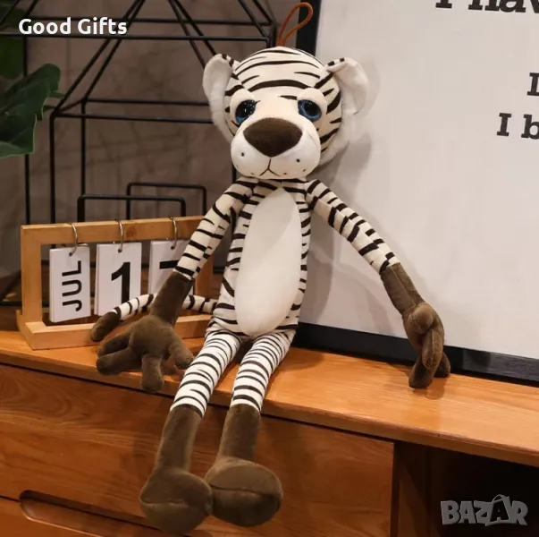 Голяма плюшена играчка Бял Тигър , 60см, снимка 1