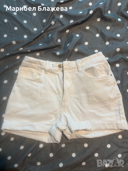 Дамски бели панталони, снимка 1