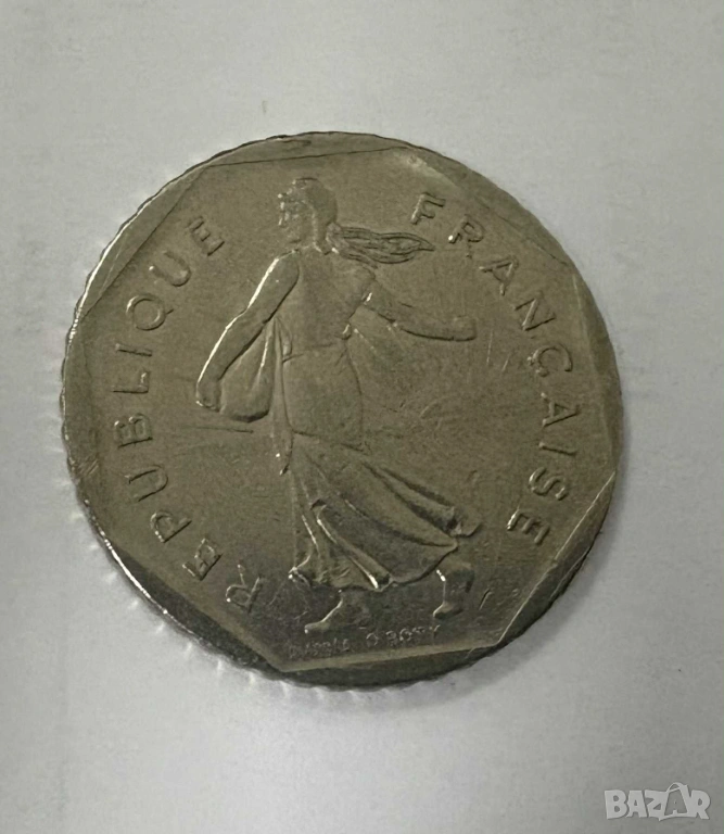 Монета от 2 франка 1979 г , снимка 1