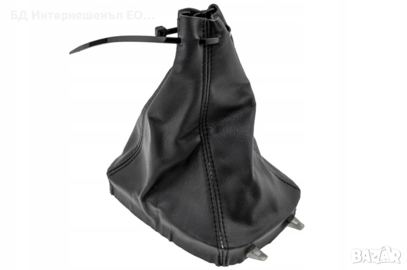 Маншон за скоростен лост, Saab 9-3, Черен, с рамка, снимка 1