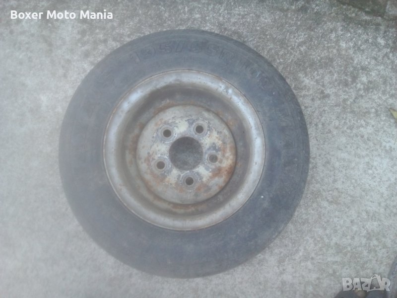 Джанта/Ремарке за превоз на автомобил,джанта с гума 10цола , снимка 1