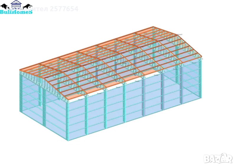 ЛИЗИНГ - Халета, Хале, Магазини, Магазин, Складове 200м2-10м х 20м х 5, снимка 1