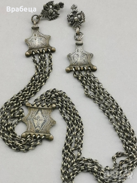 КЮСТЕК. СРЕБРО. КОВАНИ СИНДЖИРИ, снимка 1