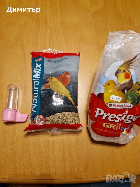 Храна и поилка за канарчета и други птици, снимка 1
