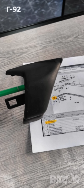 51121888288**NEU**НОВА ЧАСТ**BMW**E30**Накрайник Десен за хромирана задна броня**, снимка 1