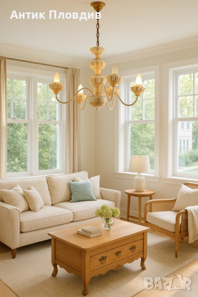 Порцеланов полилей "свещник" , снимка 1