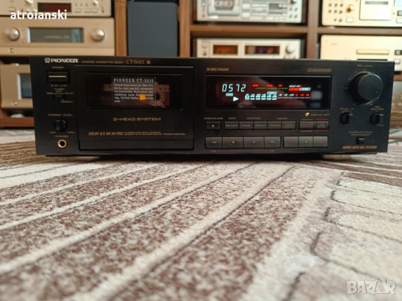 Pioneer CT-S610 Stereo Cassette deck, снимка 1
