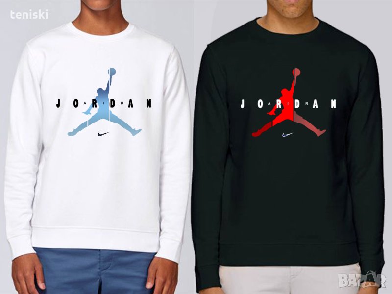  Качествени Суичъри Nike Air Jordan Принт Модели и размери , снимка 1