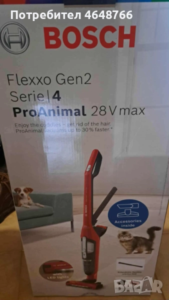 Прахосмукачка без торба, използвана, за дом с домашни любимци, снимка 1