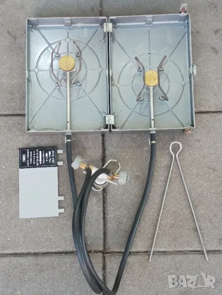 Газов туристически котлон, двоен, СССР. , снимка 1