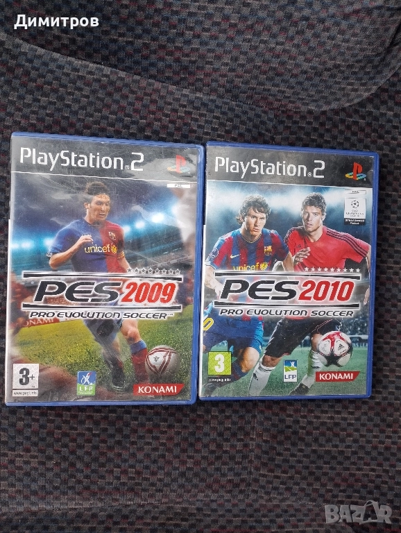 Pes 2009+Pes 2010 PS2, снимка 1