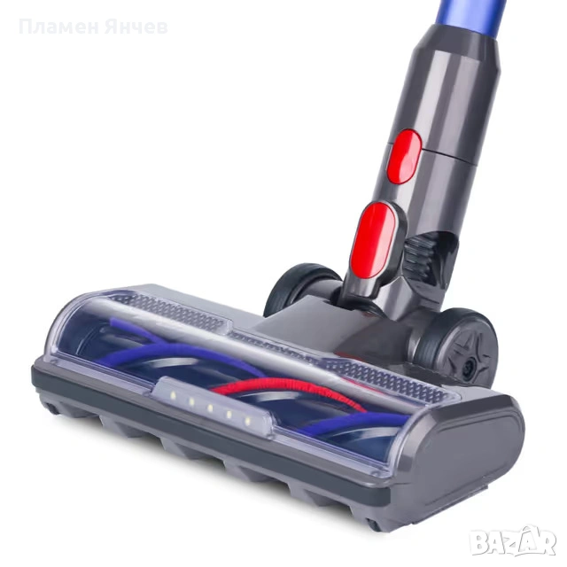 Четка за под Dyson за V7, V8, V10, V11, V15 с предни светлини, снимка 1