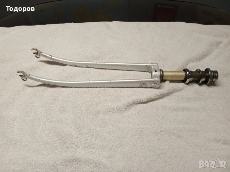 Ретро никелирана вилка за шосеен велосипед , снимка 1