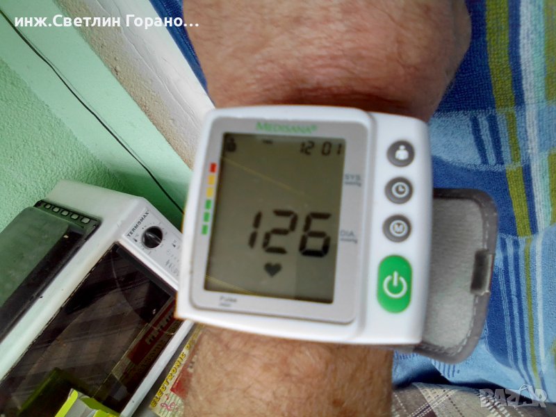 Апаратче за измерване на кръвно налягане, снимка 1