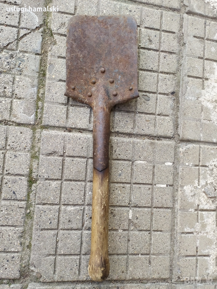 Стара военна лопатка, снимка 1