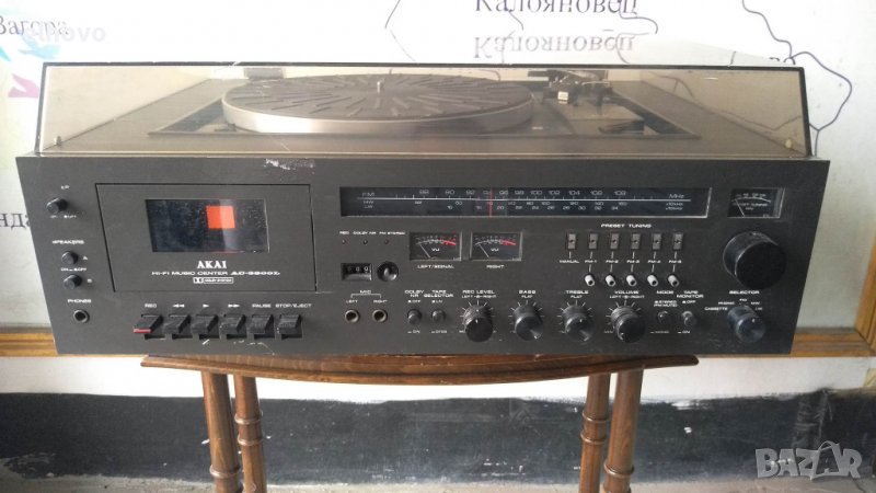 Радиокасетофон, грамофон AKAI AC-3800L, снимка 1