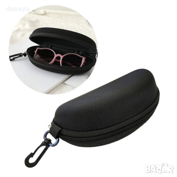 3962 Твърд калъф за слънчеви очила черен, снимка 1