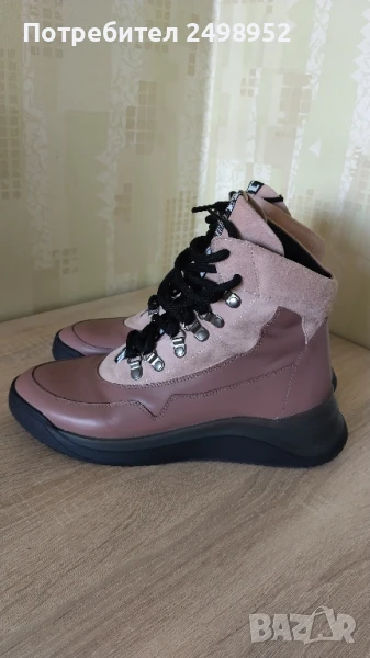 Спортно-елегантни Дамски боти от естествена кожа Tara Shoes, модел Luna Rose, Размер 40, снимка 1