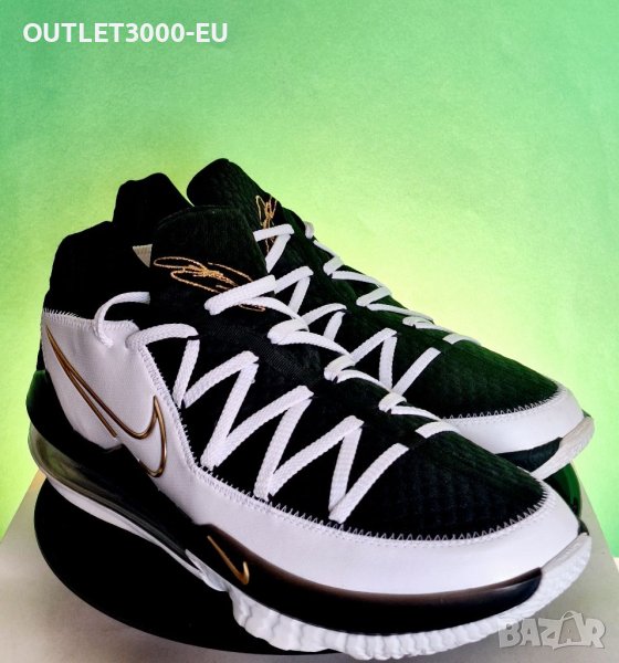 Nike Lebron XVII Low White Gold Swoosh , снимка 1