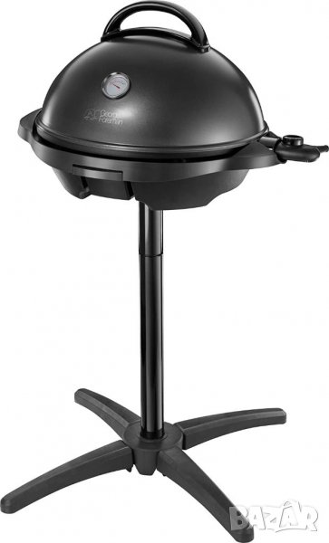 Барбекю George Foreman 22460-56, 2400 W, Подвижна стойка, Регулируема температура, Черен, снимка 1