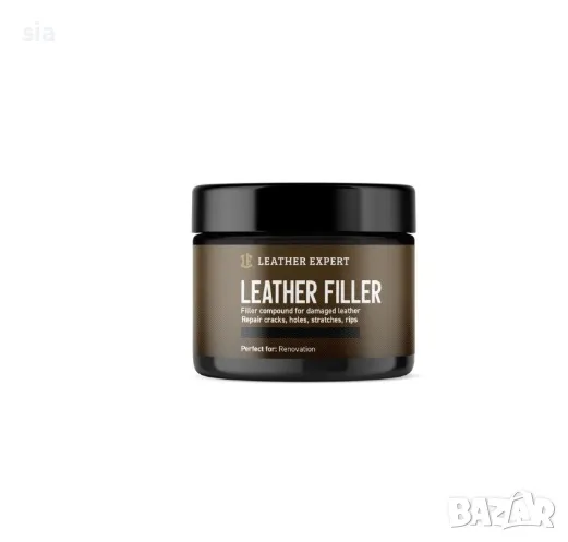 Филър за кожа, бял кит за поправка на винил и кожа, leather expert, снимка 1