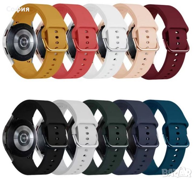 Каишка силиконова за Smart Wach Samsung Galaxy watch 4, 5, 5 PRO НАЛИЧНО!!! , снимка 1