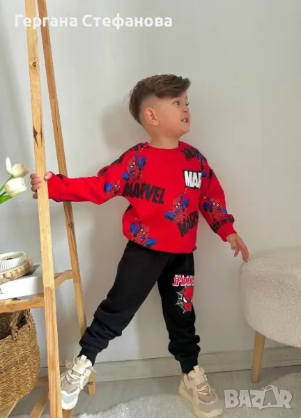 Комплект Спайдермен  Размери-3/4г.4/5г.5/6г.7/8г.9/10г. Цена-35 лв, снимка 1