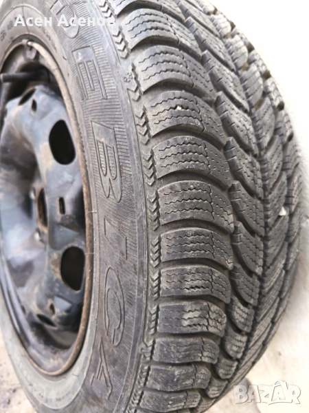 Зимни гуми 185/60/14 с джанти, снимка 1