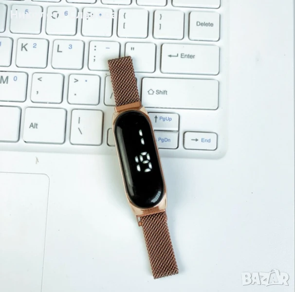 Модерен смарт часовник, Водоустойчив,Сензорен екран, Метална катарама - W WATCH29, снимка 1