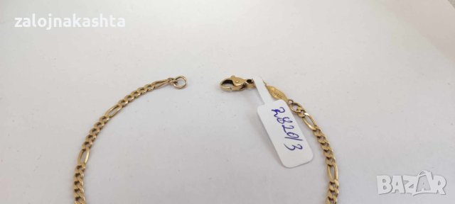 Златна гривна -3,92гр/14кр, снимка 4 - Гривни - 42593849