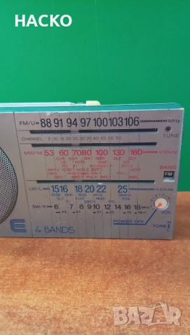 SONY ICF-32 4-бандово преносимо радио Внос от Англия, снимка 3 - Радиокасетофони, транзистори - 51499908