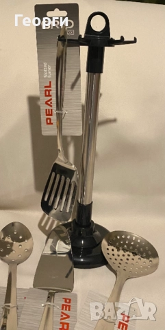 Комплект прибори за готвене и сервиране на стойка., снимка 2 - Прибори за хранене, готвене и сервиране - 52192976