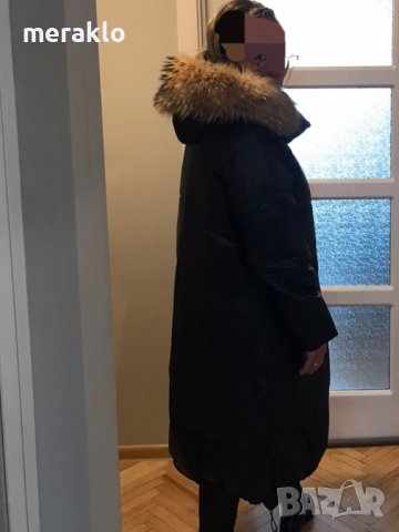 тотално намаление-Овърсайз от 330лв., ново, уникално яке, парка с гъши пух и естествен косъм , снимка 5 - Якета - 40032661