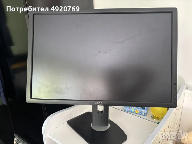 Dell UltraSharp U2412M 24” IPS 1920x1200 с регулируема стойка, снимка 3 - Монитори - 55767270