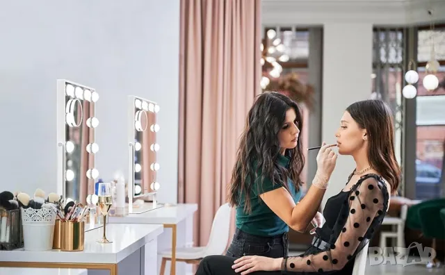 Безжично акумулаторно огледало за грим с Bluetooth функция, 30 x 41 cm, снимка 3 - Огледала - 49611841