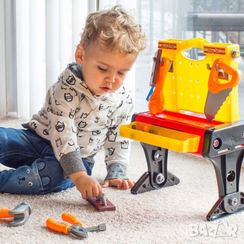 Комплект 2 в 1 Работилница "Млад майстор" , снимка 2 - Играчки за стая - 52438106