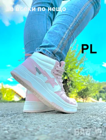 Дамски кецове в два цвята Pink и Gray от 36 до 41 номер, снимка 13 - Кецове - 47414921