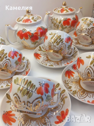 Руски порцелан , снимка 3 - Сервизи - 51455429