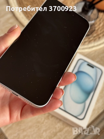 iPhone 15 128GB BLUE не различим от нов, снимка 5 - Apple iPhone - 56093302