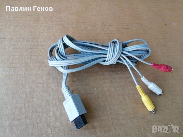 Оригинален Аудио видео кабел за Nintendo wii, снимка 1 - Аксесоари - 35738461