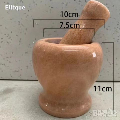 Каменно хаванче за стриване на чесън, снимка 5 - Други - 52903543