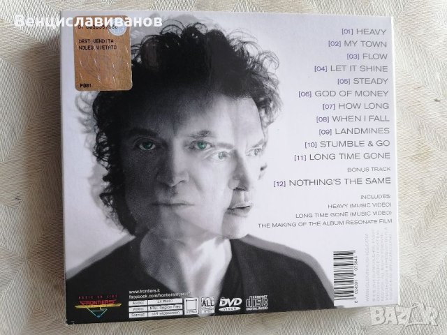 GLENN HUGHES - RESONATE CD+DVD Original, снимка 8 - CD дискове - 41001951