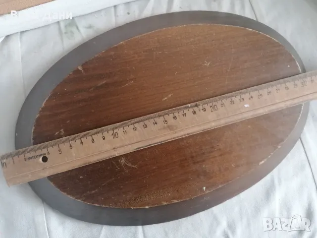 ретро махагон поднос , снимка 1