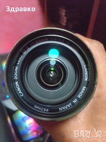 продавам обектив canon efs 17-85, снимка 5 - Фотоапарати - 51840906
