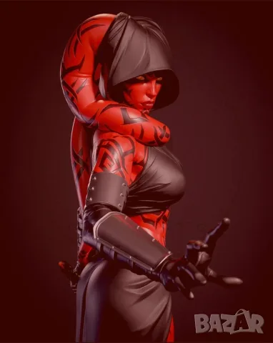 Статуя на Дарт Талoн - Star Wars Darth Talon - New Handmade, снимка 3 - Фигурки - 55828202