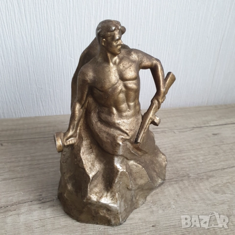 Стара фигура бронз пластика ссср