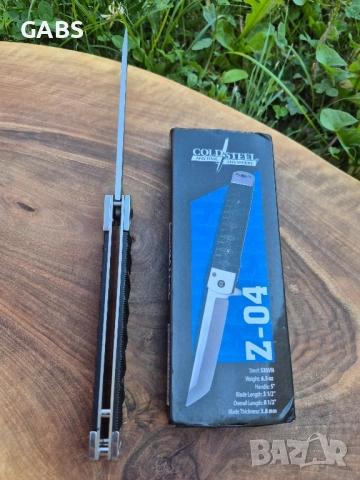Сгъваем джобен нож Cold Steel Z-04 Tanto, снимка 7 - Ножове - 51522805