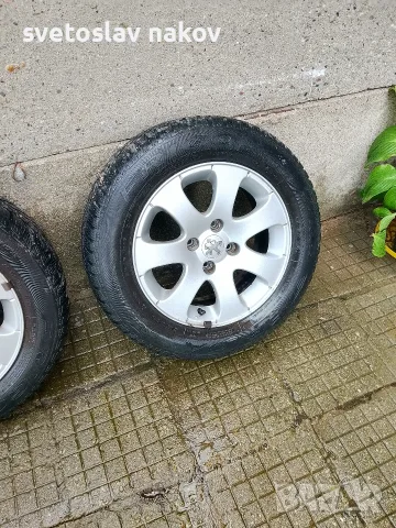 Лети джанти Peugeot 15- ки, снимка 2 - Гуми и джанти - 56167881