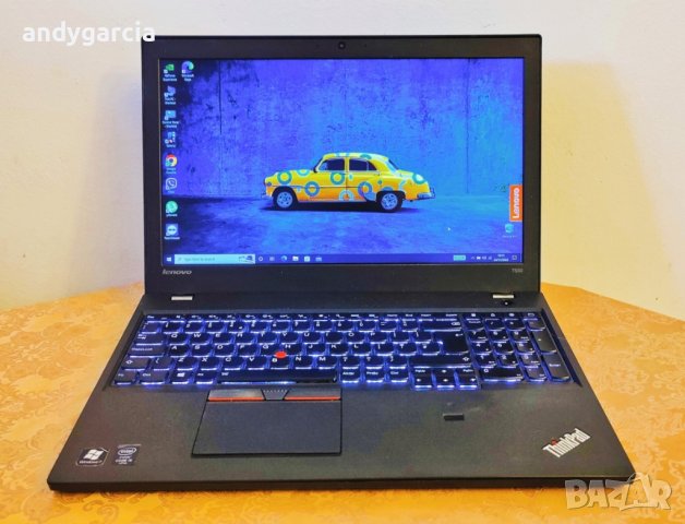 Lenovo ThinkPad T550/Core i5/8GB RAM/180GB SSD/NVidia GeForce 940M 1GB WorkStation работна станция, снимка 1 - Лаптопи за работа - 38787030