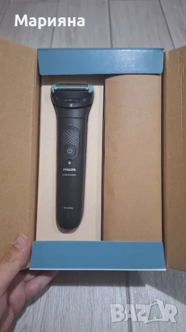 Чисто нов водоустойчив тример за тяло и интимни зони Philips Bodygroom 7000, снимка 3 - Тримери - 56201250